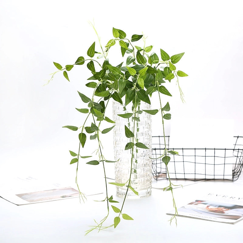 Wedding Decoration Artificial Plant Artificial Flower Green Plant Fern Wall Hanging Hanging Leaf Rattan Artificial Wire Lotus Long