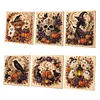 Kit d&rsquo;art en perles en diamant encadr&eacute; pour Halloween 20x20cm pour adultes