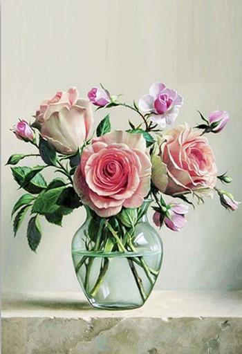 

Glorious Flowers – Paint By Numbers - 40*50CM, 501 Original