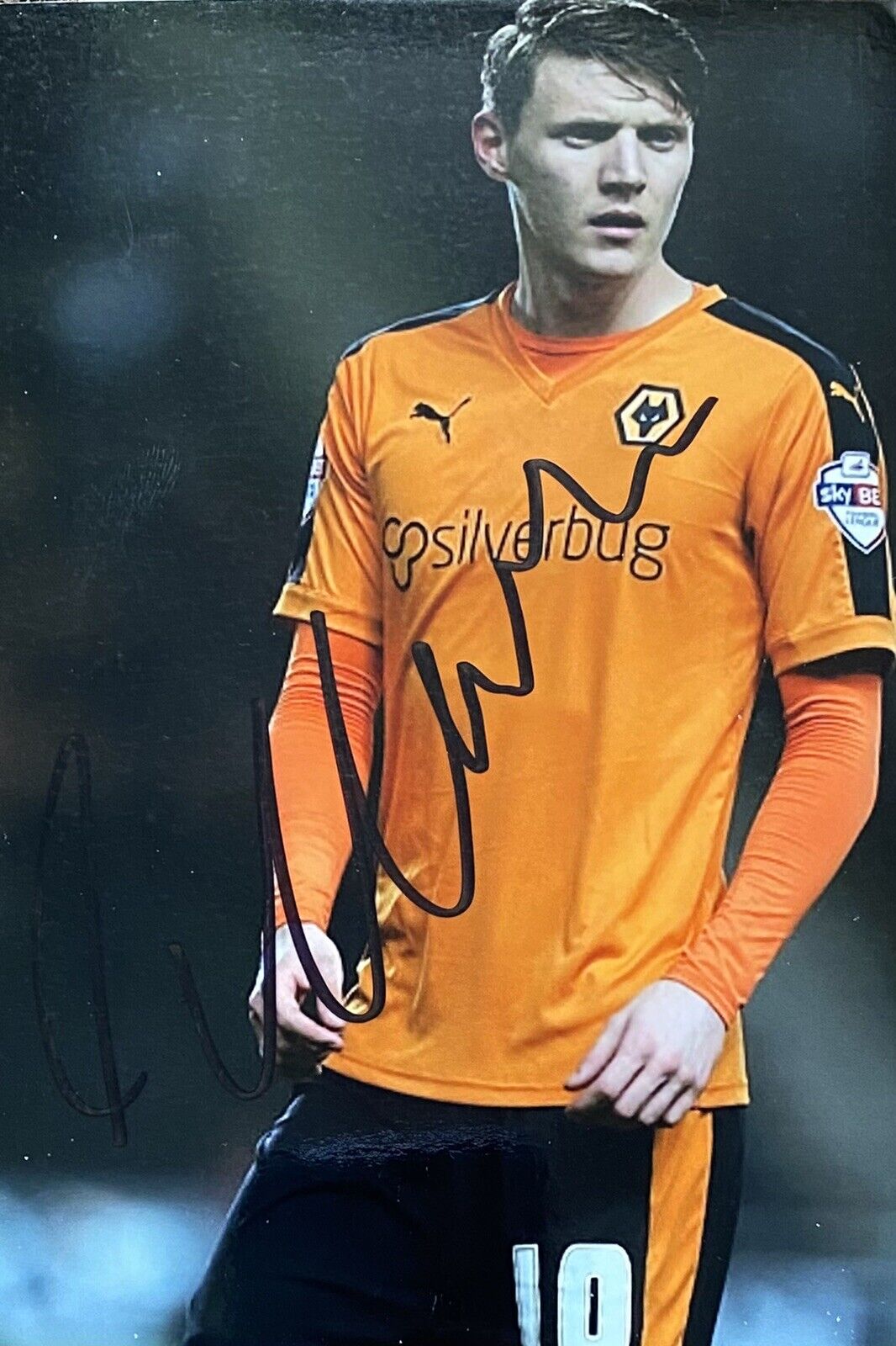 Joe Mason Genuine Hand Signed Wolverhampton Wanderers 6X4 Photo Poster painting