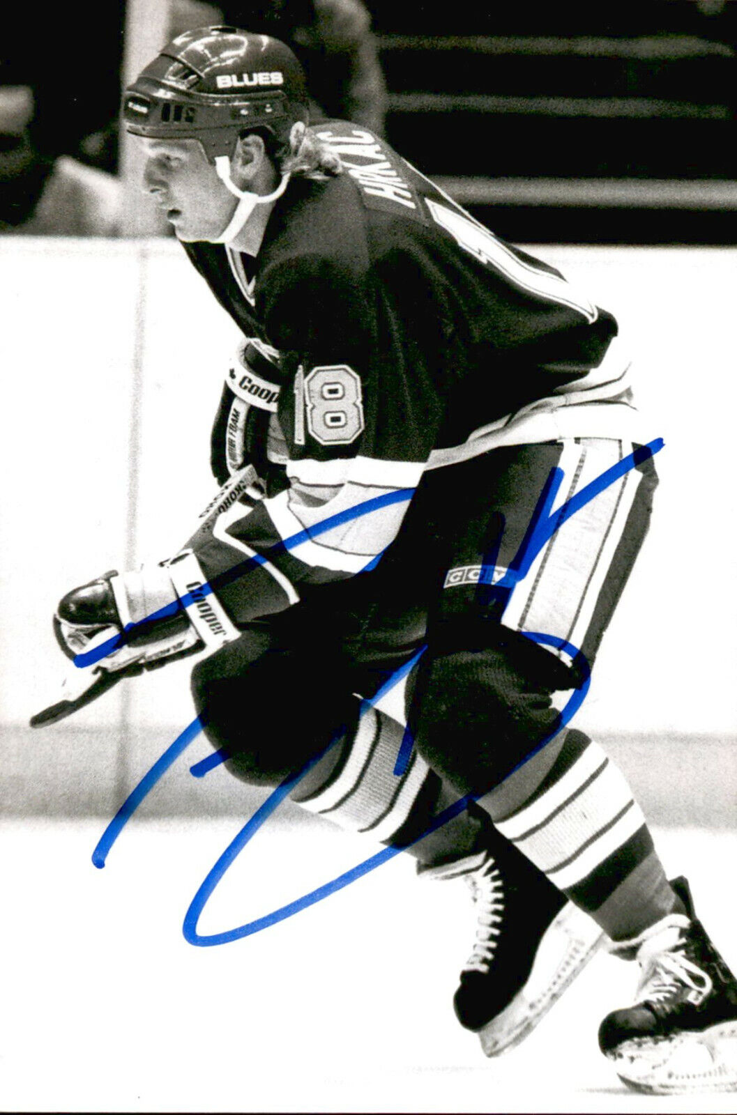 Tony Hrkac SIGNED autographed 4x6 Photo Poster painting ST LOUIS BLUES #3