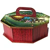 5D DIY Diamond Art Painting Snack Storage Box with Lid Wood Container (Flower)