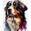 Bernese Mountain Dog-11CT Stamped Cross Stitch 40*50cm tapestrymarket