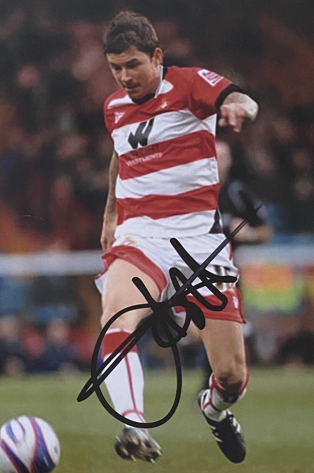 John Oster Genuine Signed Doncaster Rovers 6X4 Photo Poster painting