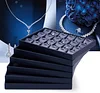 High-end leather jewelry tray necklace ring bracelet tray display display jewelry storage