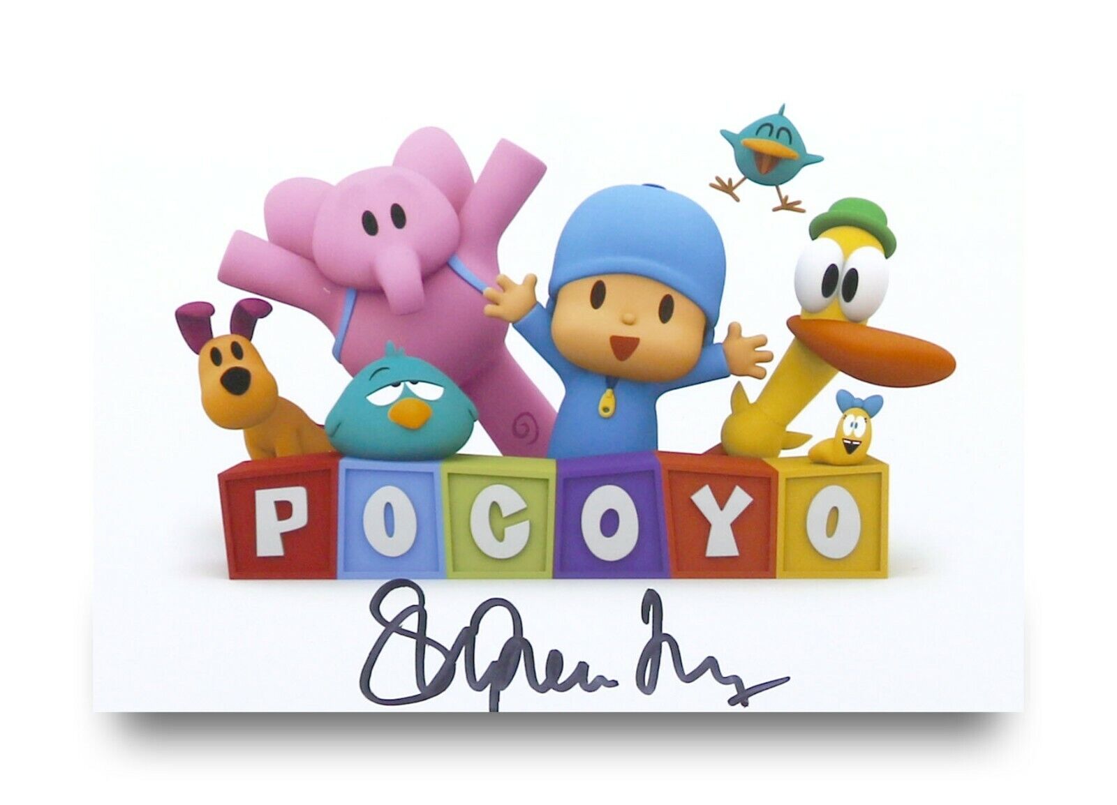 Stephen Fry Signed 6x4 Photo Poster painting Pocoyo Jeeves And Wooster QI Genuine Autograph +COA