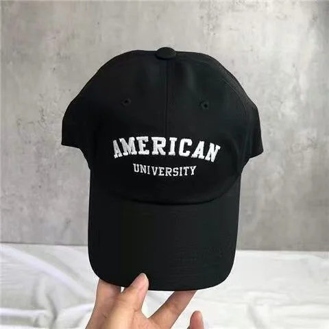 COKKCotton Women Baseball Cap Male Casual Embroidery Visor Sun Hats Spring Summer Unisex Solid Color Simple Hip Hop Caps