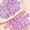 12mm Flashing Crystal Acrylic Square Beads DIY Jewelry