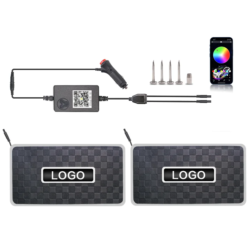 Car Modification LED Colorful Floor Mat