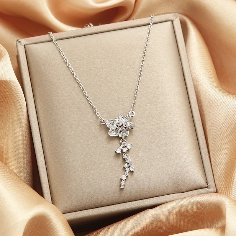 2 Pieces Titanium Steel Vintage Style Tassel Plating Doll Constellation Crown Pendant Necklace