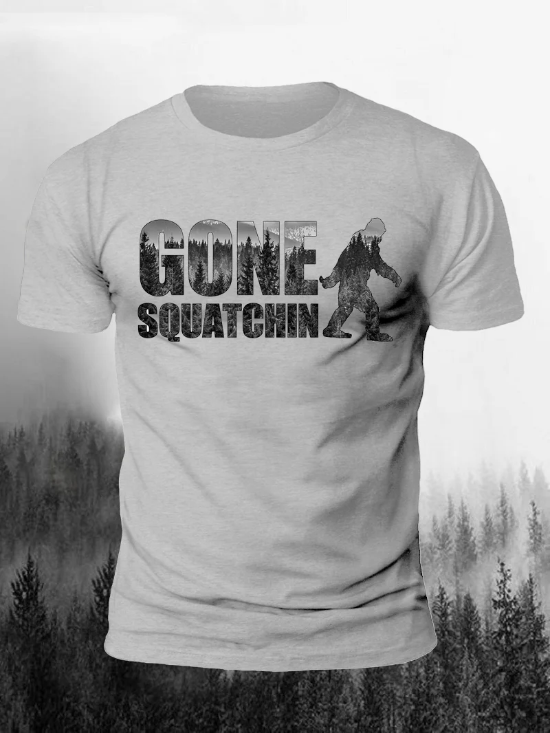 GONE Gorilla Print Short Sleeve Men's T-Shirt in  mildstyles