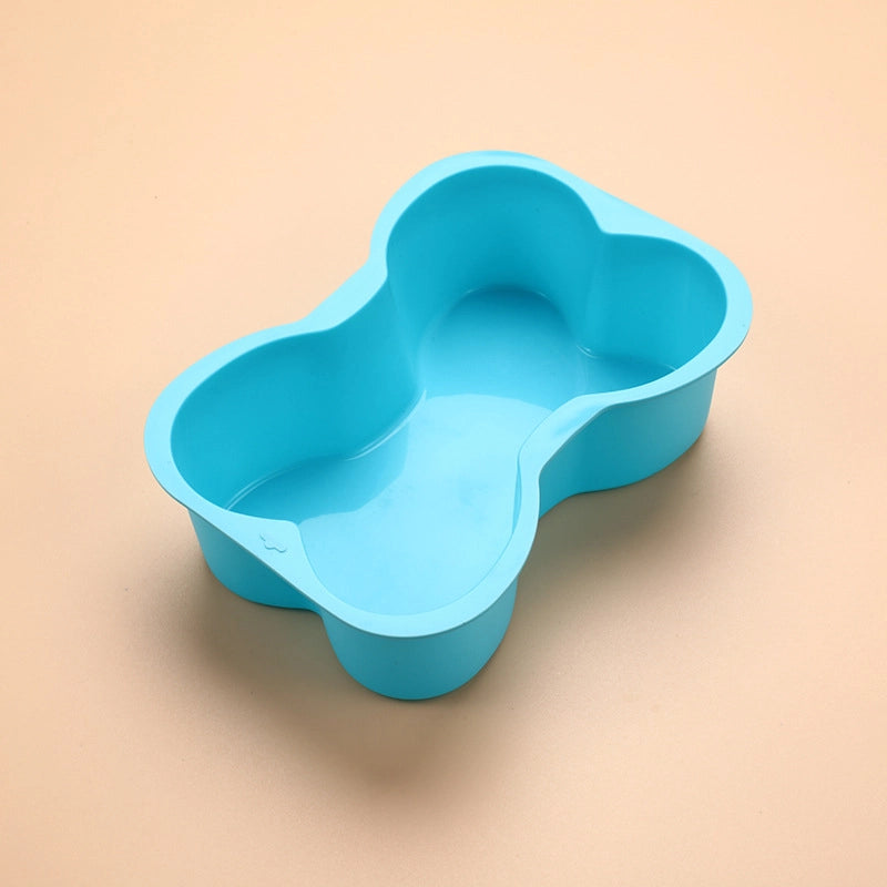 Silicone Baking Bone Cake Mold Creative Pet Silicone Cake Mold DIY Baking Tool Bone Mold