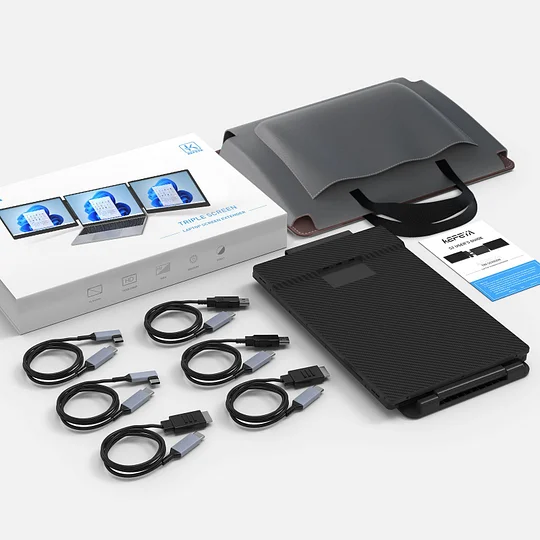 KEFEYA S3 Triple Laptop Screen Extender, 14