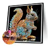 &Eacute;cureuil - peinture au diamant de forme sp&eacute;ciale - 30*30cm