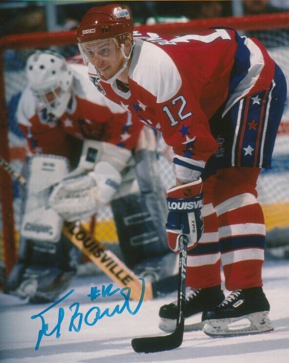 PETER BONDRA SIGNED WASHINGTON CAPITALS 8x10 Photo Poster painting #1 Autograph