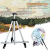 1.6m Aluminium Alloy Folding Painting Frame Adjustable Tripod Display Shelf
