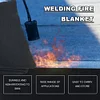Fireproof Welding Blanket 1800 F Carbon Felt Fire Resistant Mat for Welding