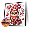Diamond Painting-DIY Full Round Drill Valentine Love Owl