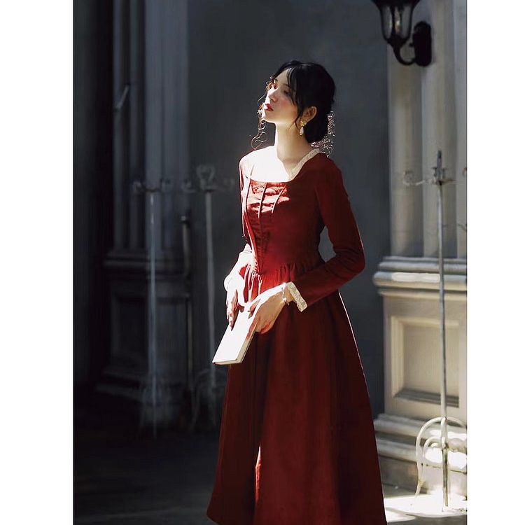 Fairy Tales Aesthetic Vintage Victorian Dress QueenFunky
