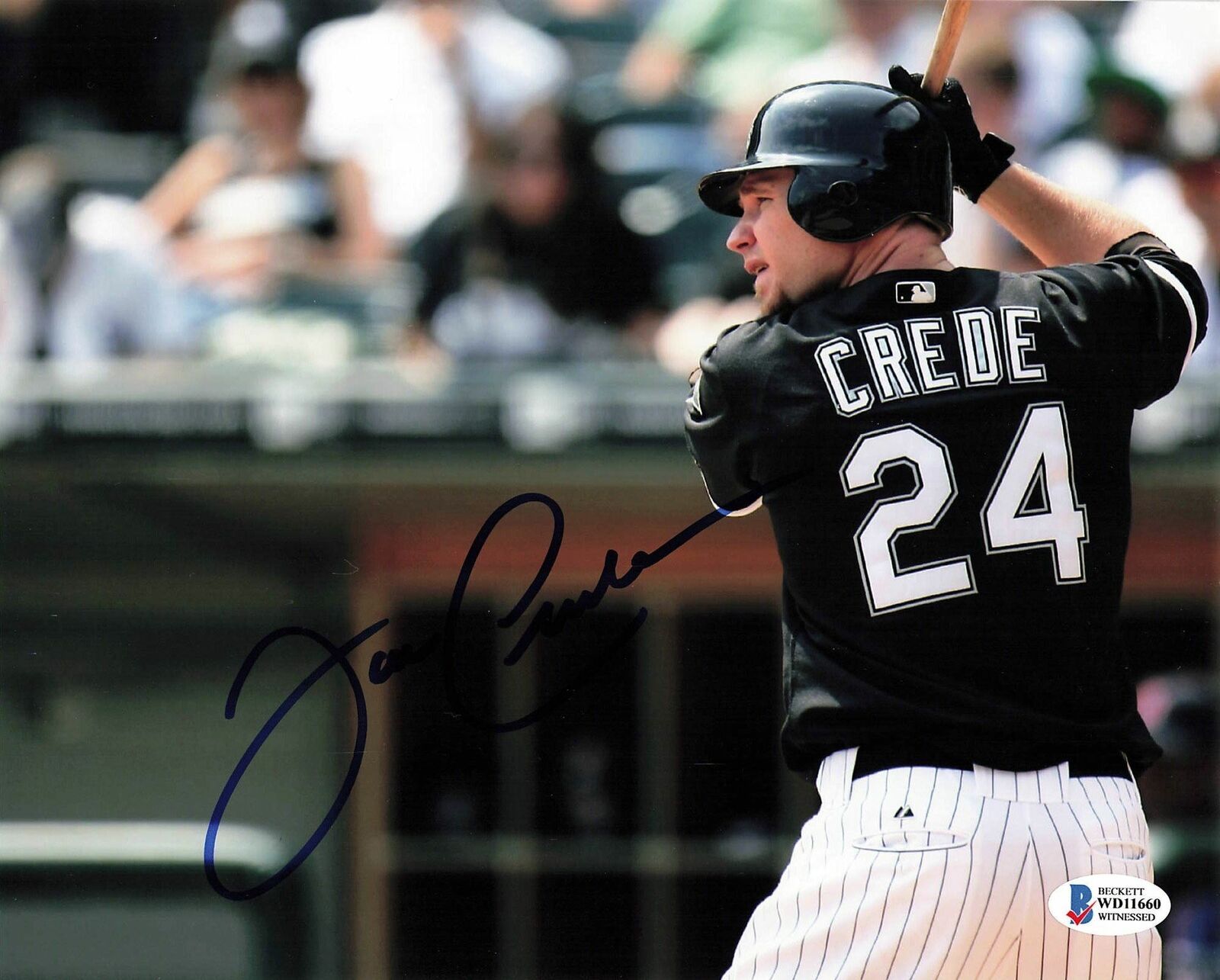 Joe Crede signed 8x10 Photo Poster painting Chicago White Sox BAS Beckett Autographed