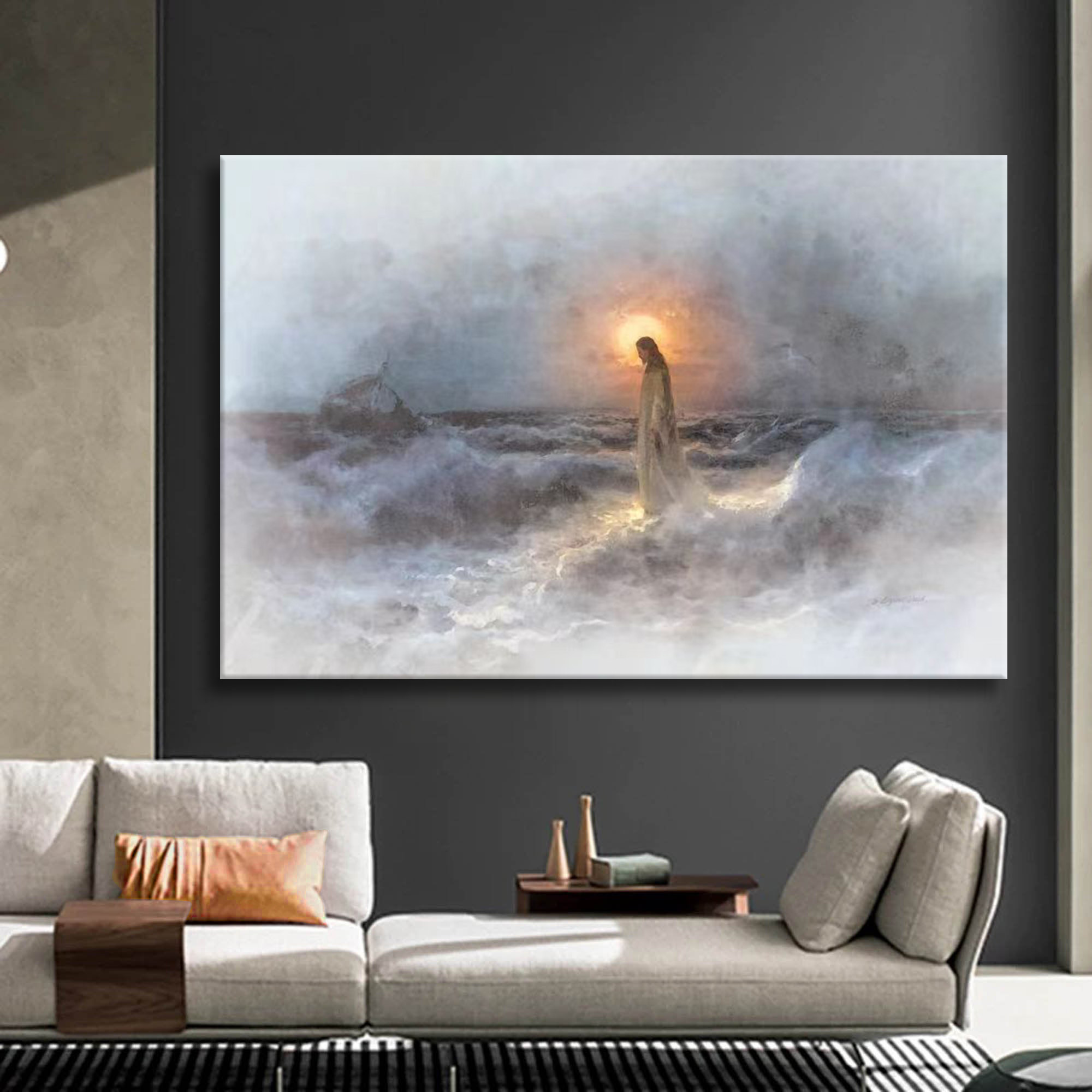 WALKING ON WATER Canvas Wall Art