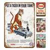 (Multi Style) esso tigre de p&eacute;trole - Panneaux en &eacute;tain m&eacute;tallique(30*40cm)