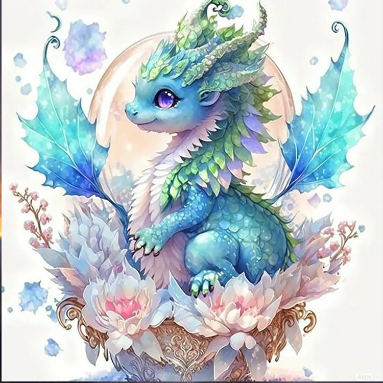 Animal 30*30CM(Canvas) Full Round Drill Diamond Painting gbfke