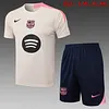 2025/2026 Barcelona pre-match training Light Yellow Shirt+Shorts 1:1 Thai Quality