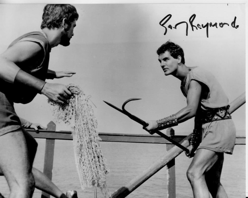 GARY RAYMOND hand-signed JASON & THE ARGONAUTS 8x10 uacc rd coa TODD ARMSTRONG