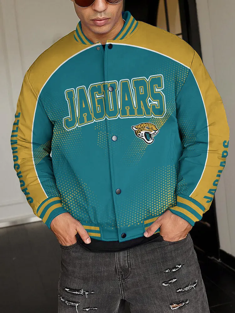Jacksonville Jaguars National Football League 2024 Make Your Mark Unisex Varsity Jacket