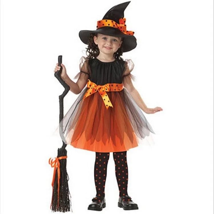 Girls Halloween  Witch Costume