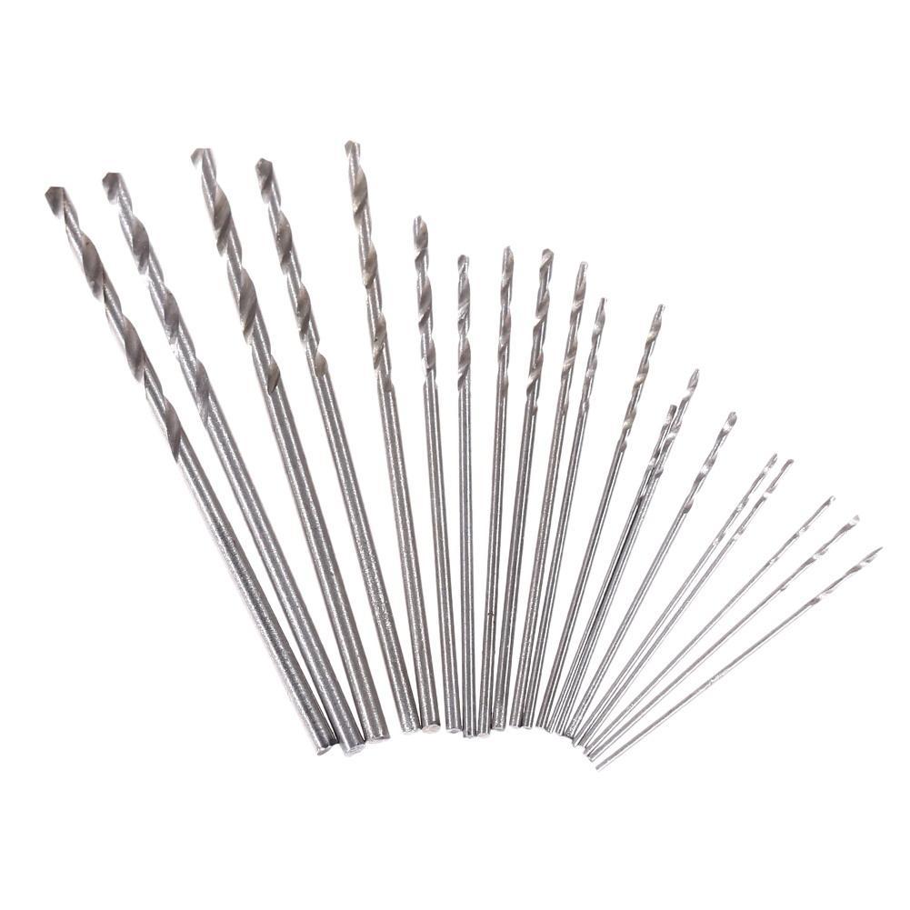 

20Pcs Mini drill bit High Speed Steel HSS Micro Twist Drill Bit Set 0.3mm-1, 501 Original