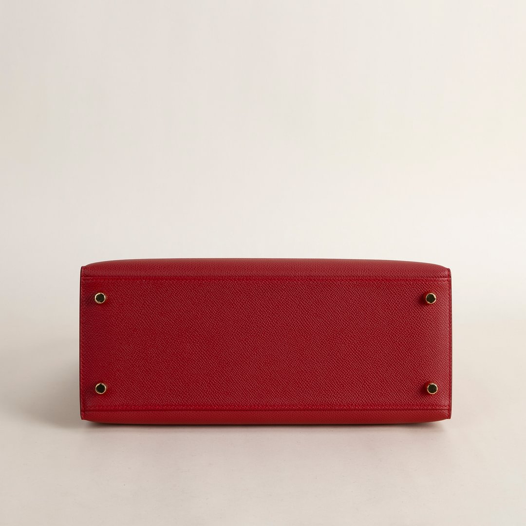 Kelly28 Epsom Q5 Rouge casaque GHW