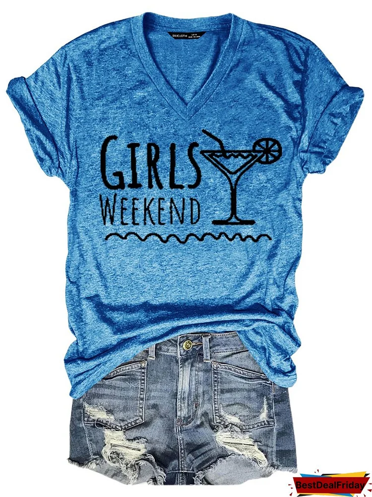 Bestdealfriday Girls Weekend Women's T-Shirt