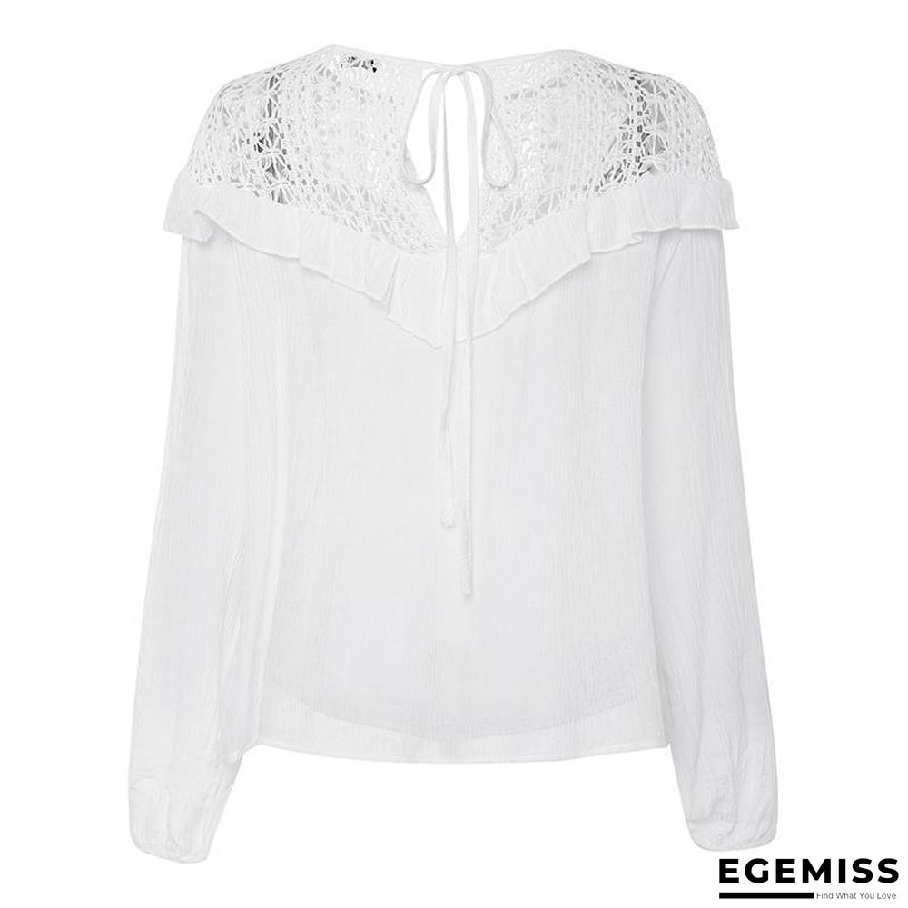 Plus Size White Cotton Tunic Beach Thin Bell Sleeve Casual Loose Oversized Blouse Tops | EGEMISS