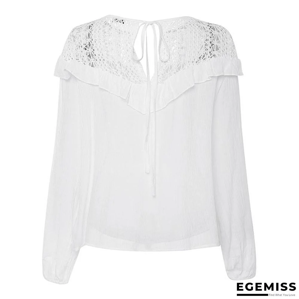Plus Size White Cotton Tunic Beach Thin Bell Sleeve Casual Loose Oversized Blouse Tops | EGEMISS