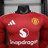 2024/2025 Long Sleeve Player Version Manchester United Home Football Shirt  1:1 Thai Quality