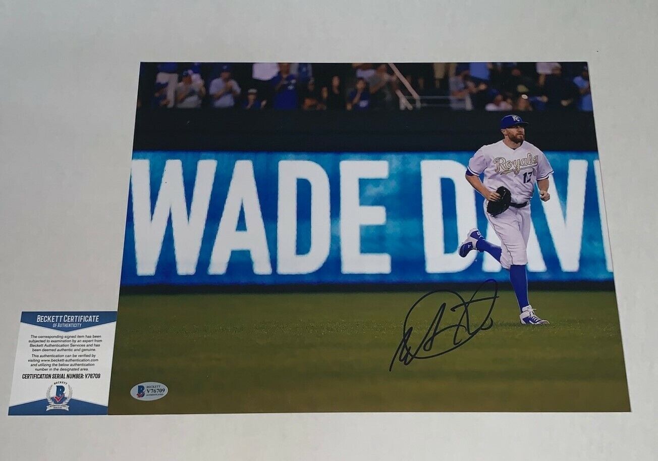 Wade Davis signed Kansas City Royals 11x14 Photo Poster painting autographed BAS Beckett