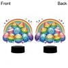 Regenbogen-Eier aus Acryl doppelseitig - 5d DIY Bastellampe