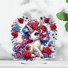 Acryl Rose Einhorn - 5d DIY Handwerk Ornament