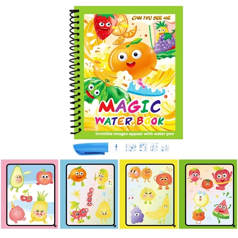 3 Pieces Painting Book Cartoon Letter Paper Toys