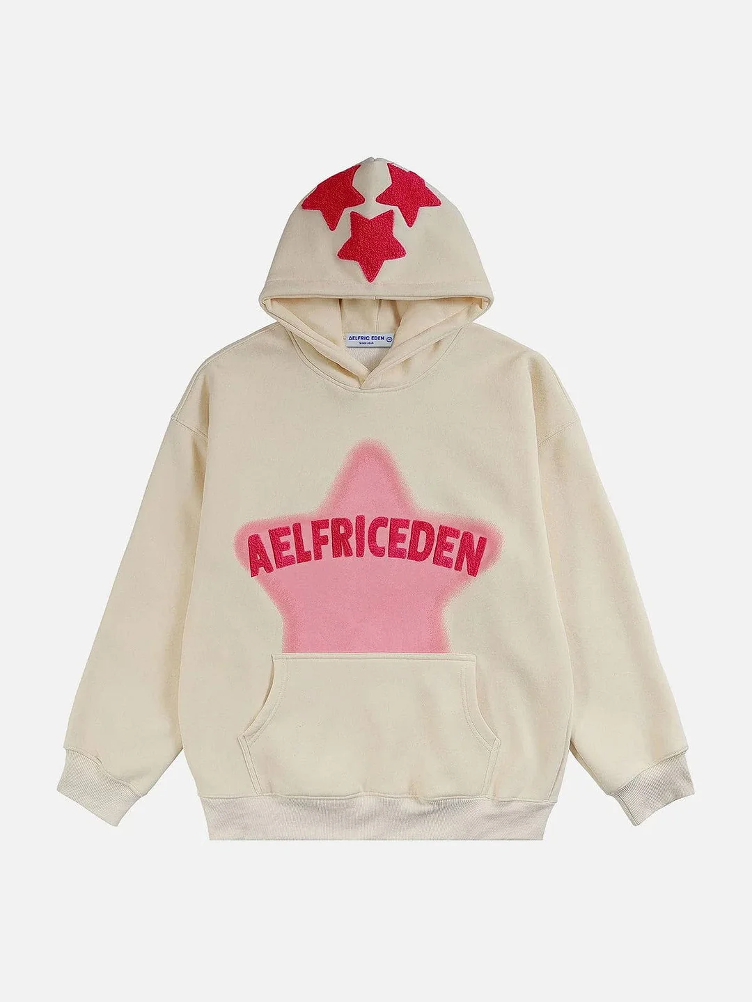 Vintage Embroidery Star Hoodie
