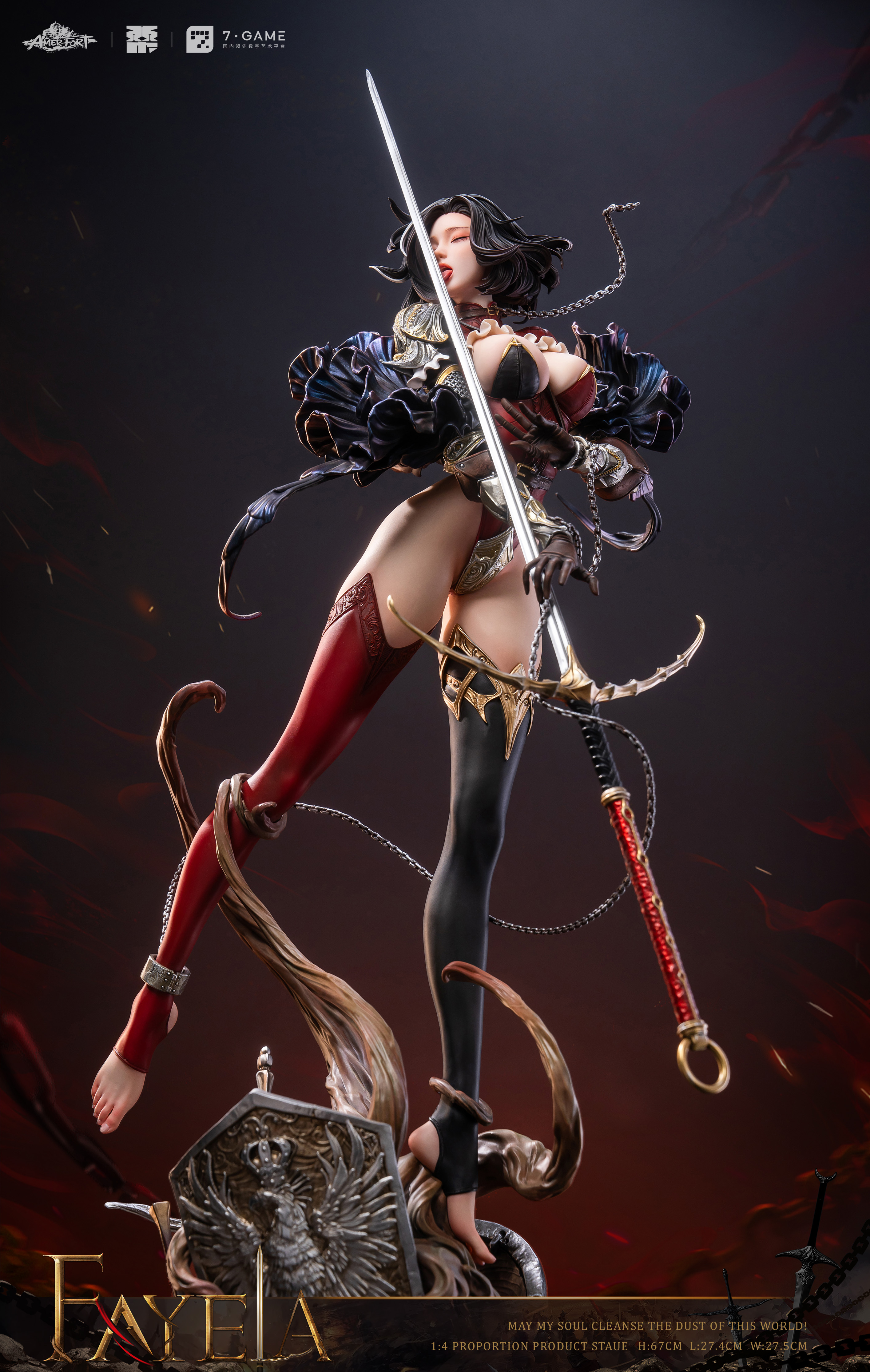 PJ Studio - Original AmerFort Sacrifice Knight Fayela (Licensed) 1/4 Statue(GK) -