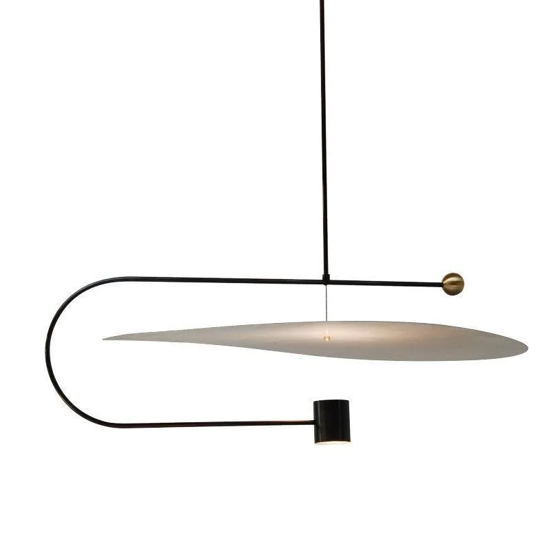 Chandelier bedroom lamp personality single head 3D restaurant hanging lamps