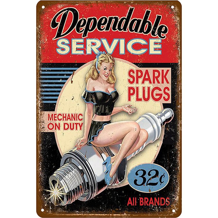 Girl - Vintage Tin Signs/Wooden Signs - 8*12Inch/12*16Inch