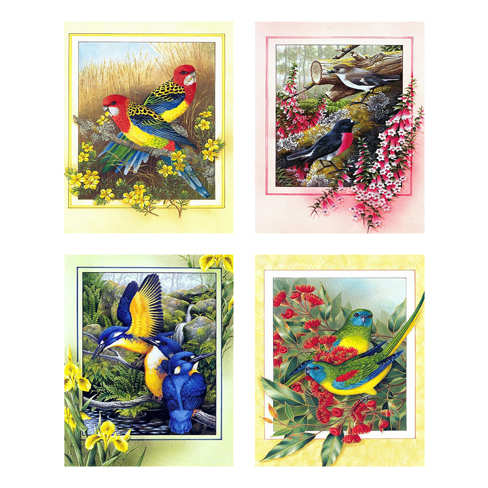 

40*50CM - Paint By Numbers - Flower Bird, 02, 501 Original