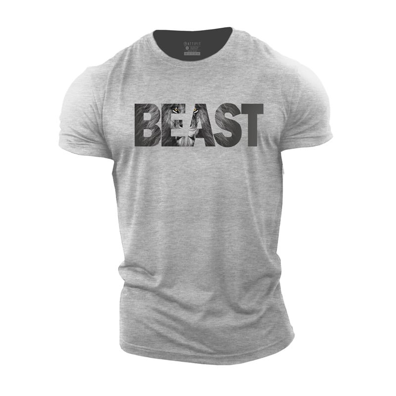 Cotton Beast Men's Workout T-shirts tacday