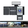 3 Channel 1080P Full HD Car DVR Video Recorder 170 Degree Wide Angle DVR On-Dash Camera Looping Recording W/ 3 Inch IPS Screen