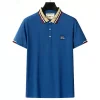 New Embroidered Solid Color Casual Polo Shirt
