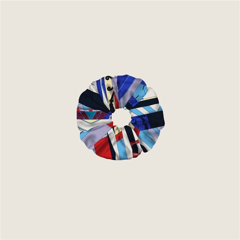 Women’s Retro Sweet Printing Cloth Hair Tie